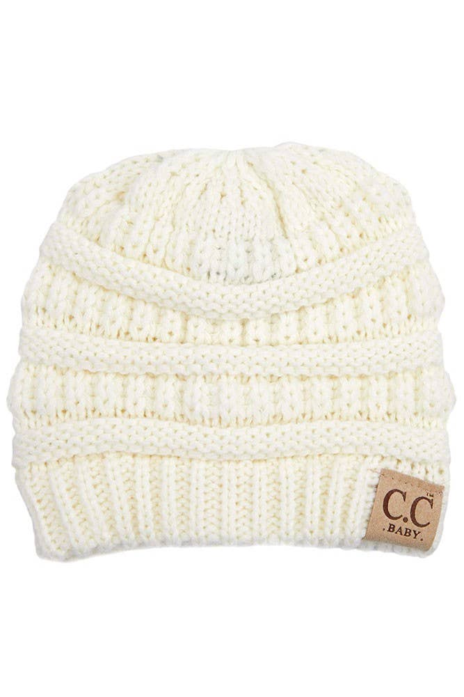 Hana - Wholesale Newborn/Knit Hat - Baby - C.C Baby Solid Color Knit Beanie3