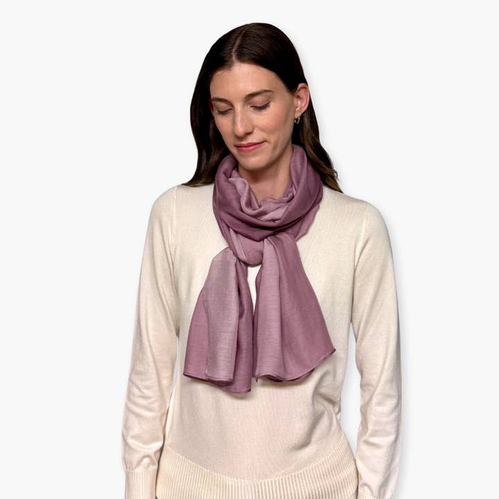 Humble Hilo - Wholesale Scarf - Women's - Humble Hilo Soft Sustainable Art Scarf, Ombre13