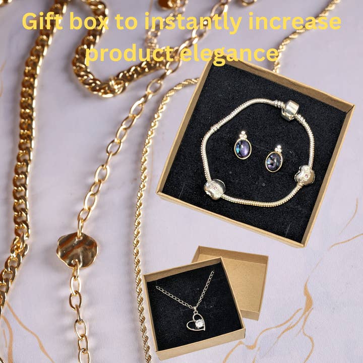 Fiona Accessories - Wholesale Gift Box - Kraft Box With Lid, Brown Cardboard Boxes For Crafts Jewelry6