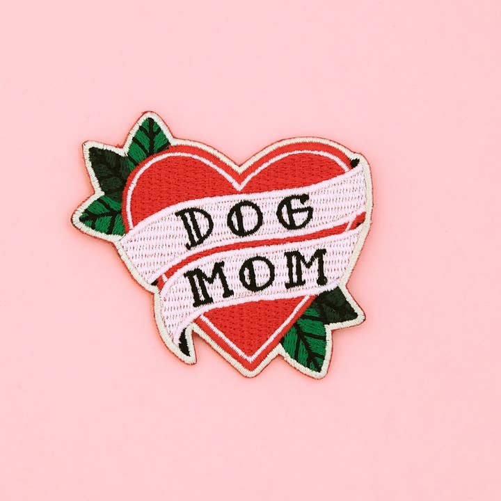 Black Lamb Studio – Engroshandel Patch – Hund Mor Tattoo Hjerte Jern-på Patch