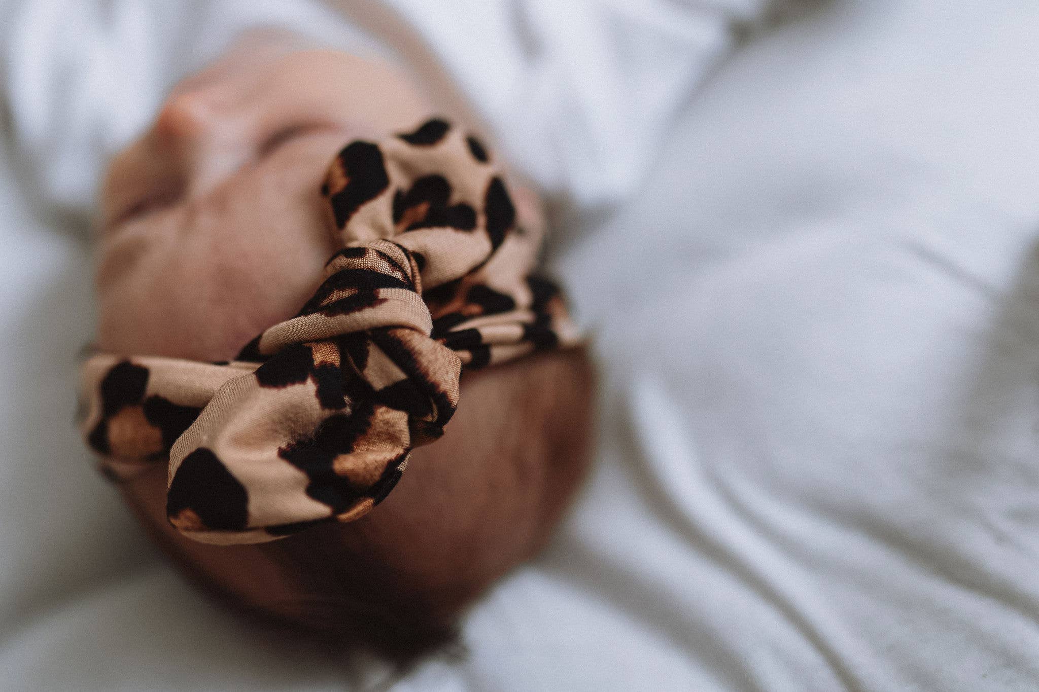 Jena Bug Baby - Wholesale Fashion Headband - Kids - Knot Bow Baby+Toddler Headband - Cheetah4