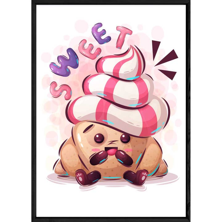 Crescent Table — 23x32 — Wooden and Glass Frame for wholesale by ELISE ET LOUISE