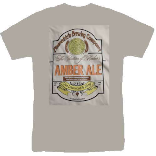Amber Ale T-Shirt for wholesale by Pegasus Publishing