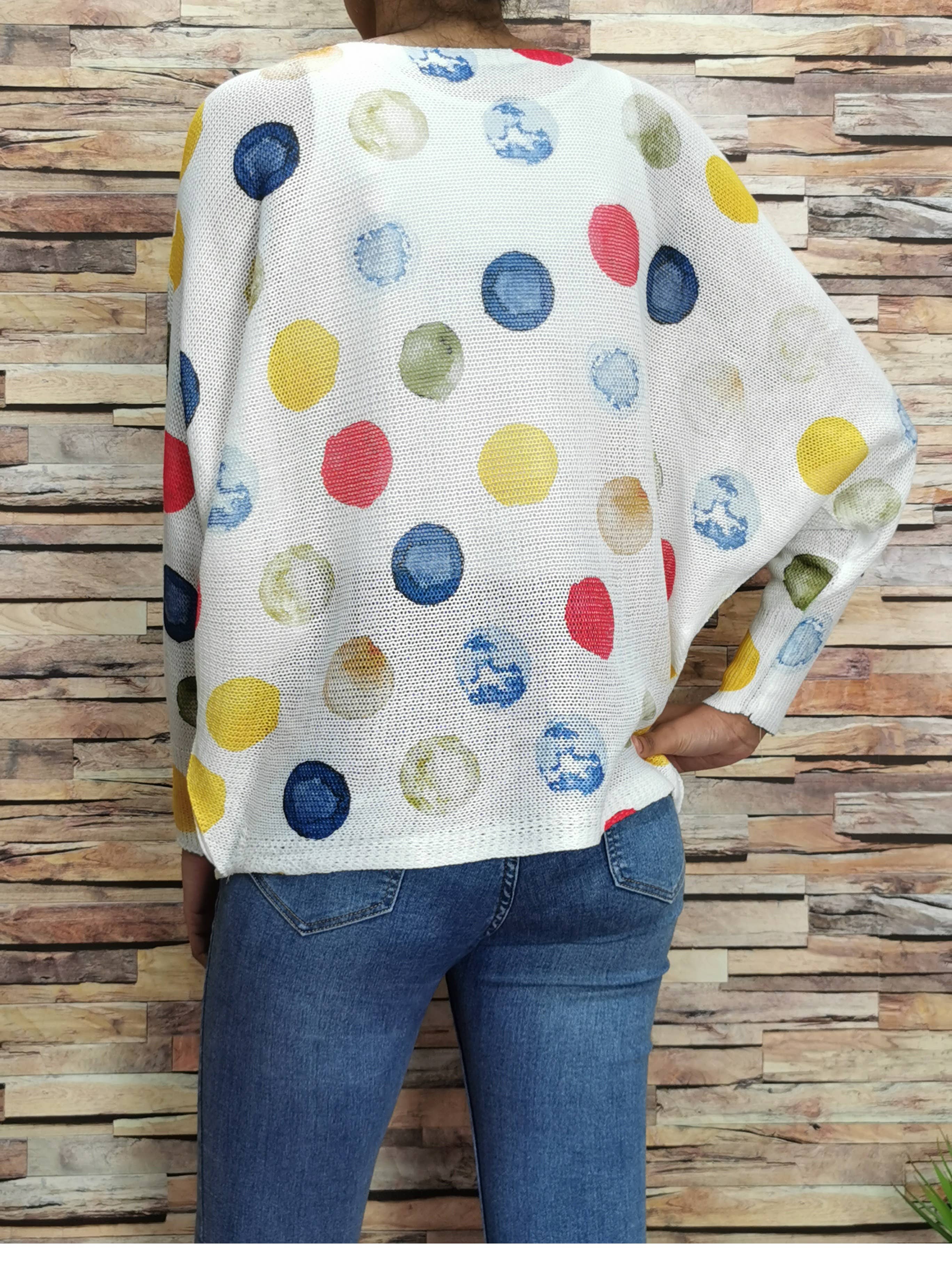 ZAFA PARIS – wholesale Pullovertröja - Dam – 29F12H57-7-7-Tryckt stickad tröja2