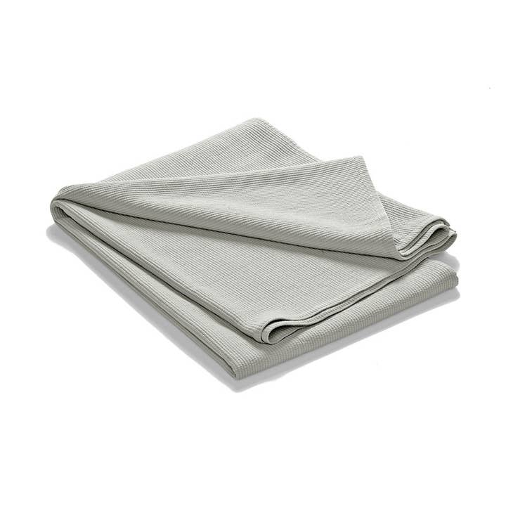 74062107 Tagesdecke Stonewashed 180x260 cm Streifen hellgrau für den Großhandel von Etol