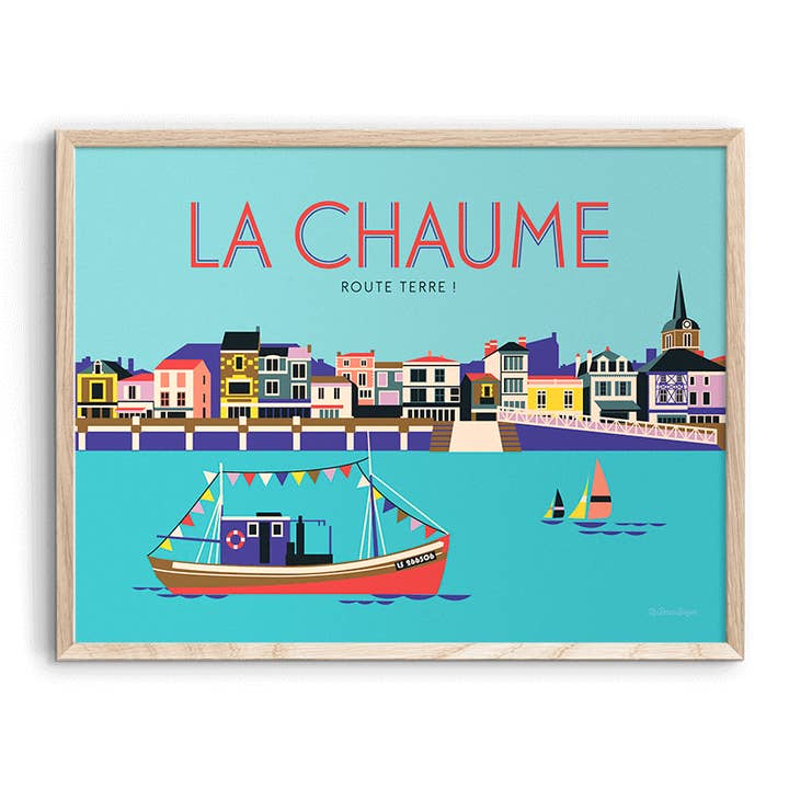 Exibe LES SABLES D'OLONNE Rota terra! - La Chaume por atacado de Le Beau Bazar