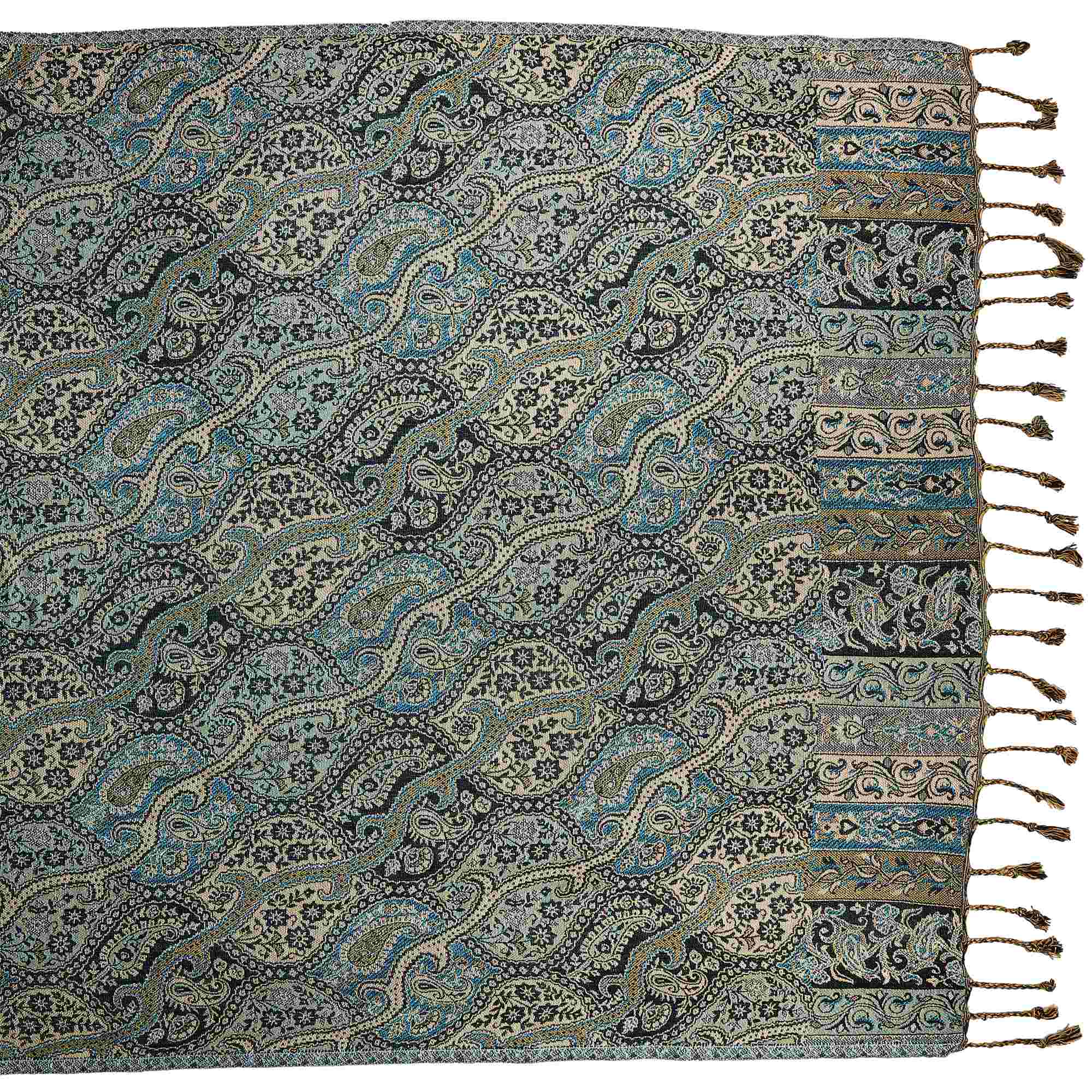 Tribal Trade GmbH - Wholesale Scarf - Unisex - Pashmina Style Floral Waves Scarf 210x70cm 06 Ethnic Scarf3