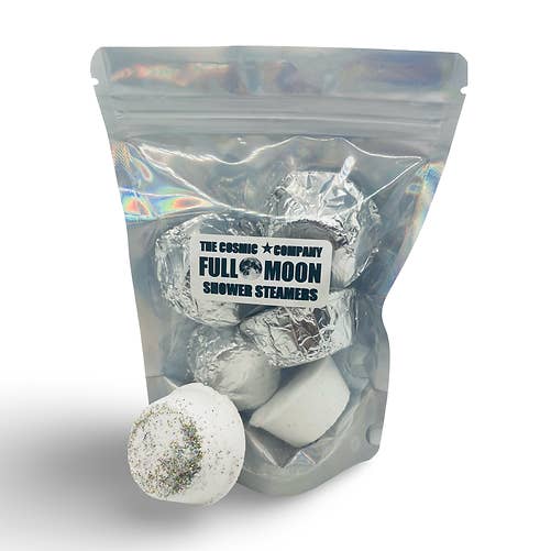 Full Moon Shower Steamers 8 pack for wholesale by The Cosmic Company