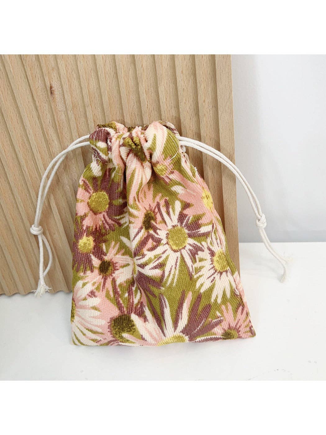 Funkyrel® Atzbranding Limited - Wholesale Pouch - Women's - Cosbai - Floral Drawstring Pouch - Mini & Portable3