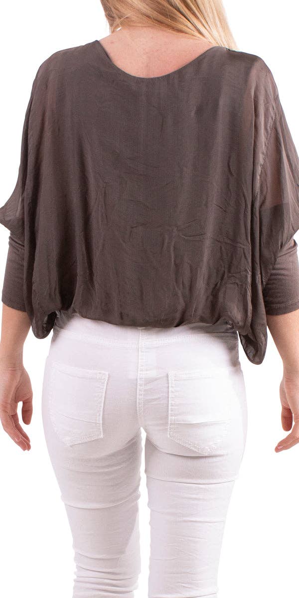 Gigi Moda - Wholesale Blouse - Women's - Sheer Batwing Blouse19