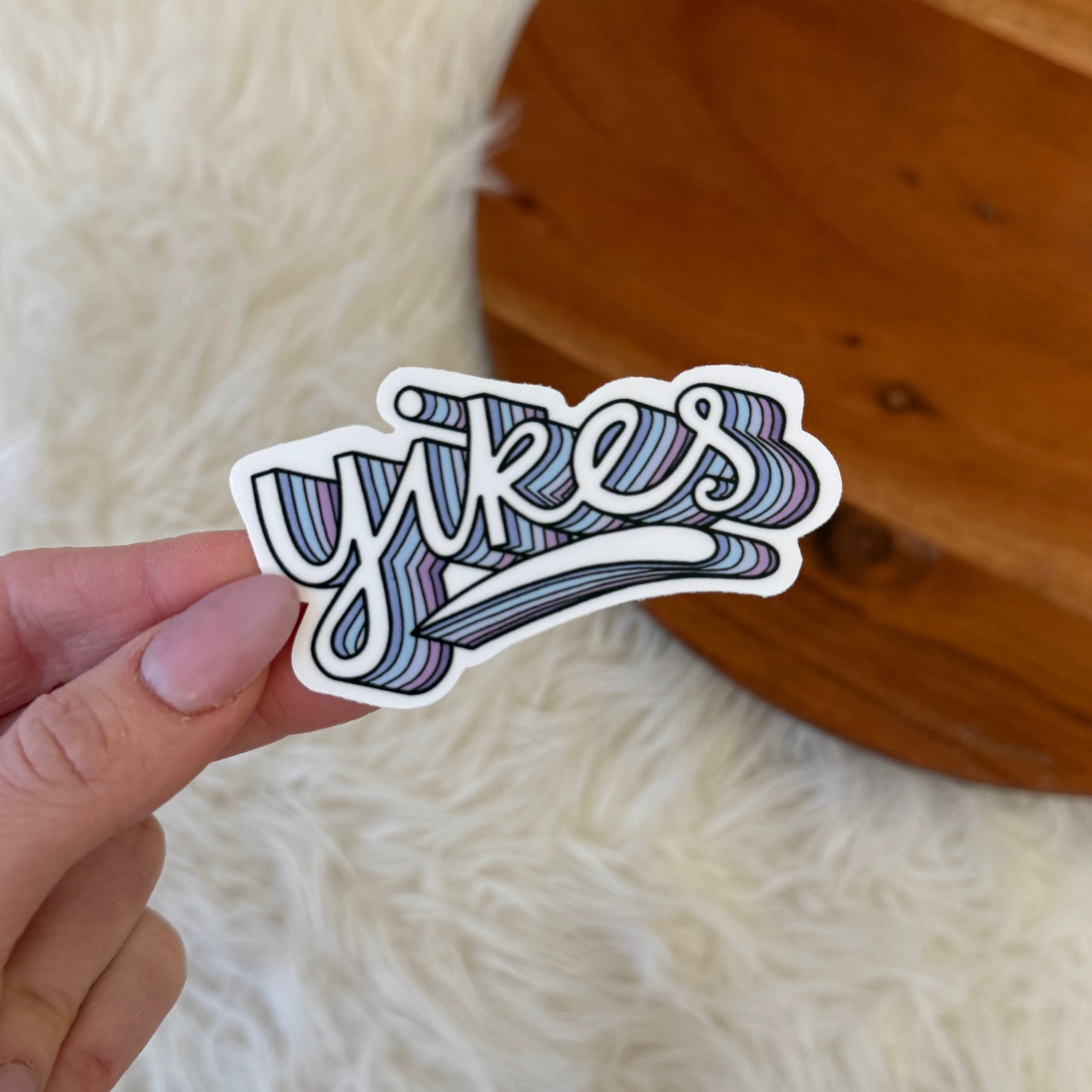 Big Moods - Wholesale Sticker - Yikes Sticker - Lettering