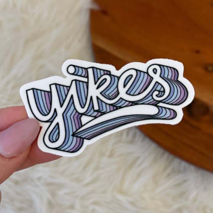 Big Moods - Wholesale Sticker - Yikes Sticker - Lettering0
