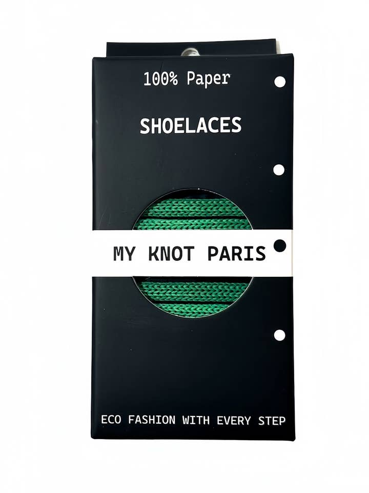 Lacci Carta Verde Green per la vendita all'ingrosso da parte di MY KNOT PARIS