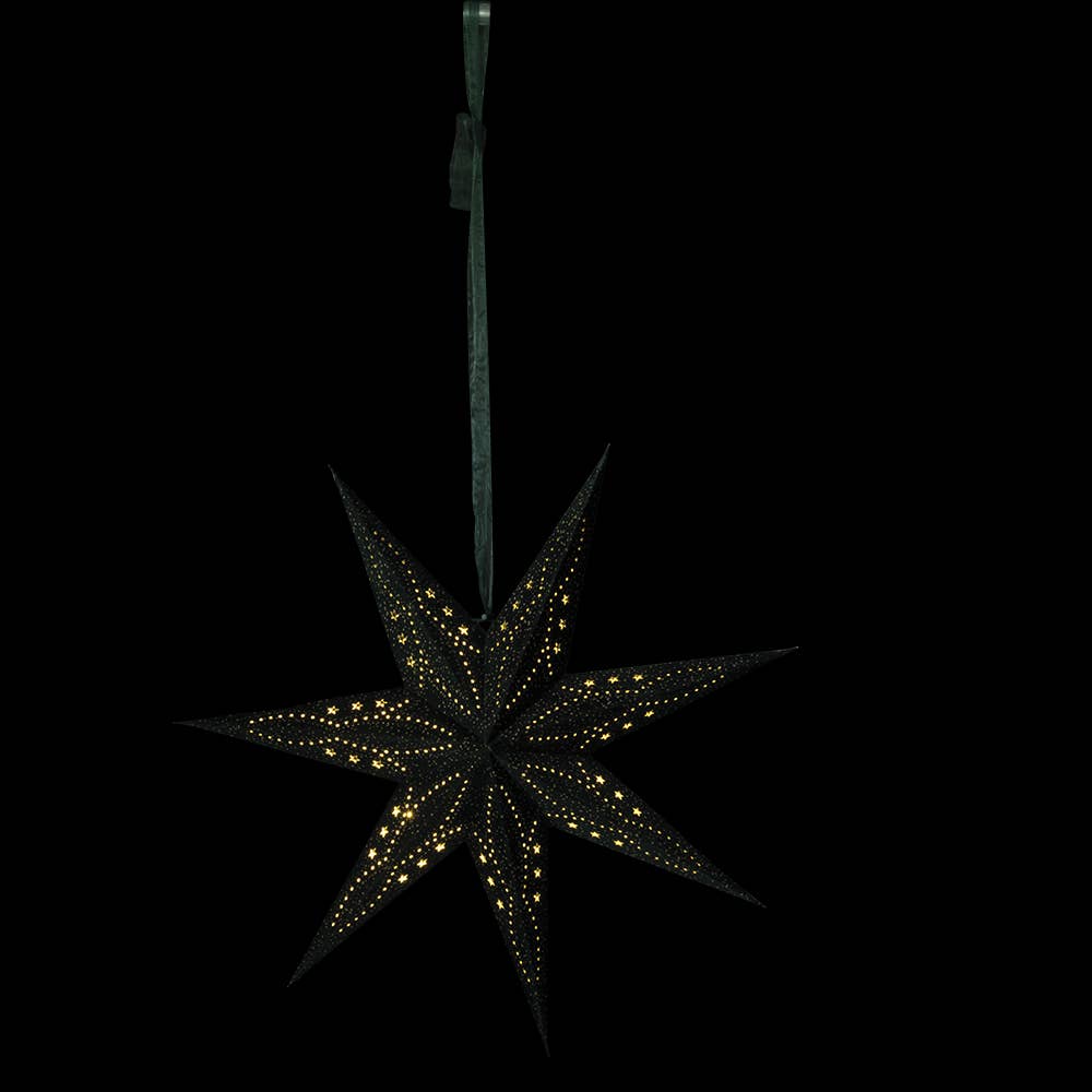 VdE Tivoli 1996 - Wholesale Ornament Set - XMAS LED STAR GREEN VELVET0