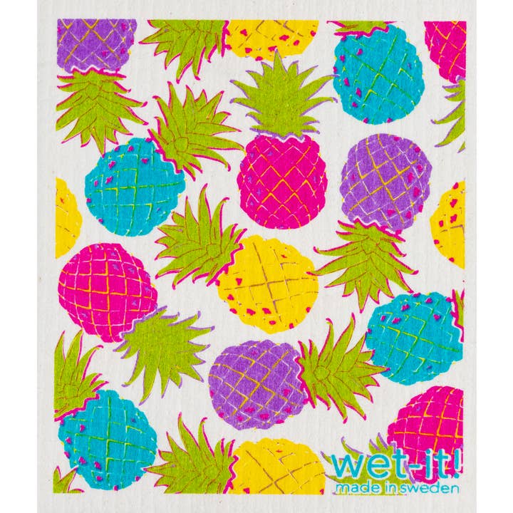 Hawaiian Pineapple Swedish Cloth for wholesale by Wet-it!