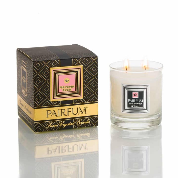 Snow Crystal - Perfumed Candles - Pink Powder & Violet for wholesale by Pairfum London