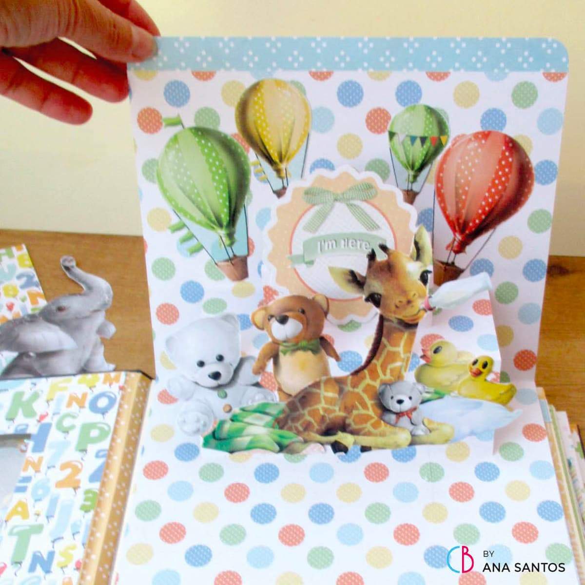 Ecstasy Crafts Distributing - Wholesale Notepad - Ciao Bella My First Year Paper Pad 6"x6" 24/Pkg13