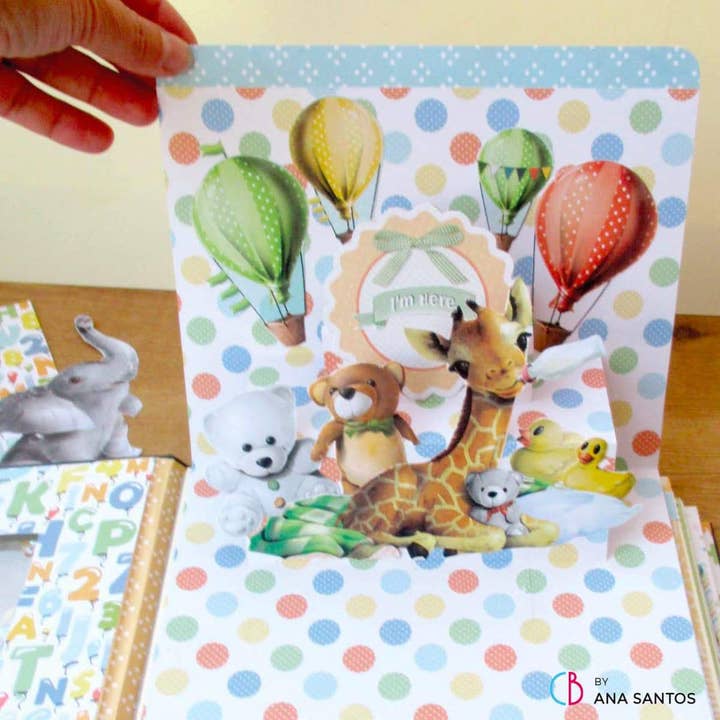 Ecstasy Crafts Distributing - Wholesale Notepad - Ciao Bella My First Year Paper Pad 6"x6" 24/Pkg13