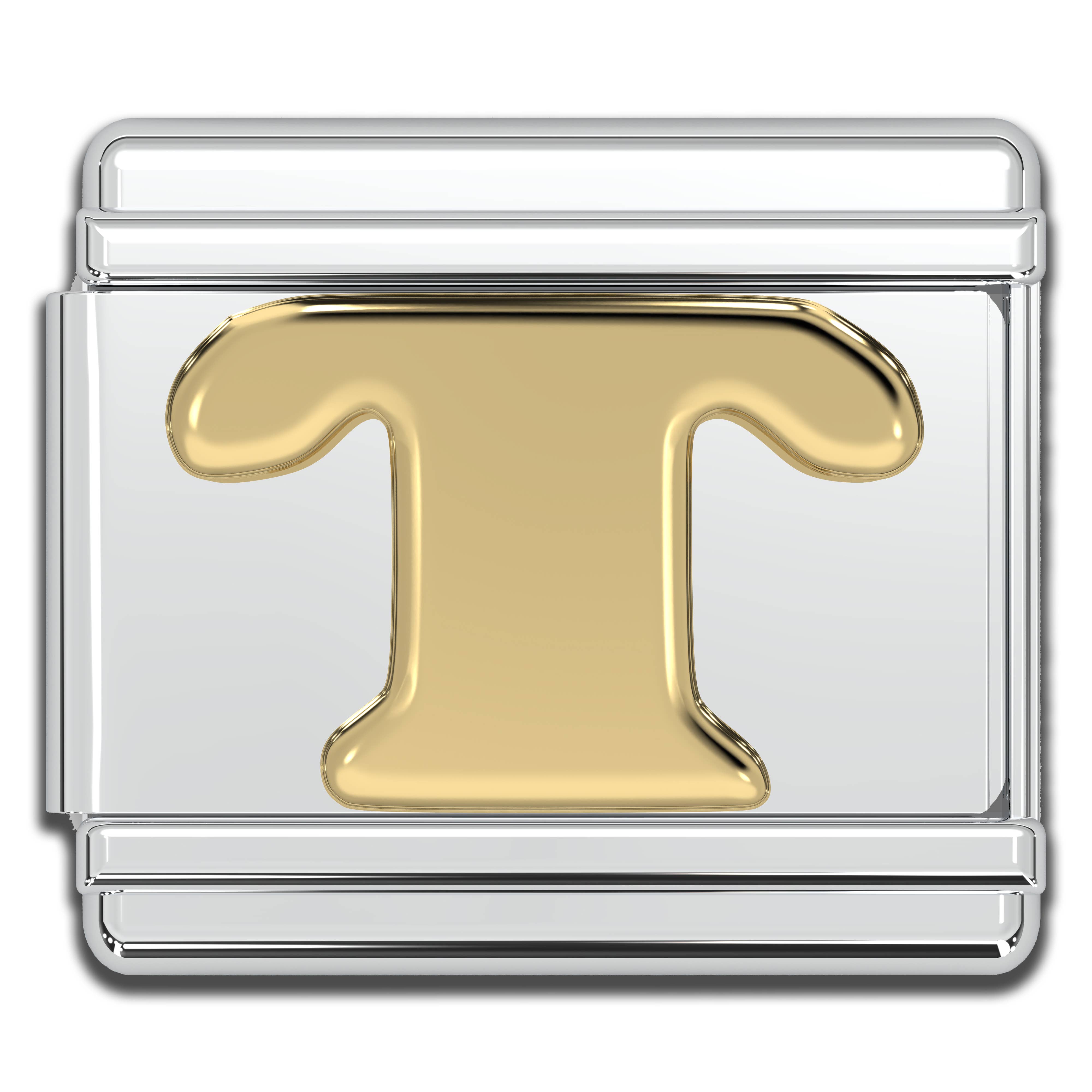 Natalia - Wholesale Individual Charm/Pendant - Italian Charm Letters A-Z - 9mm Gold Bracelet Charms16