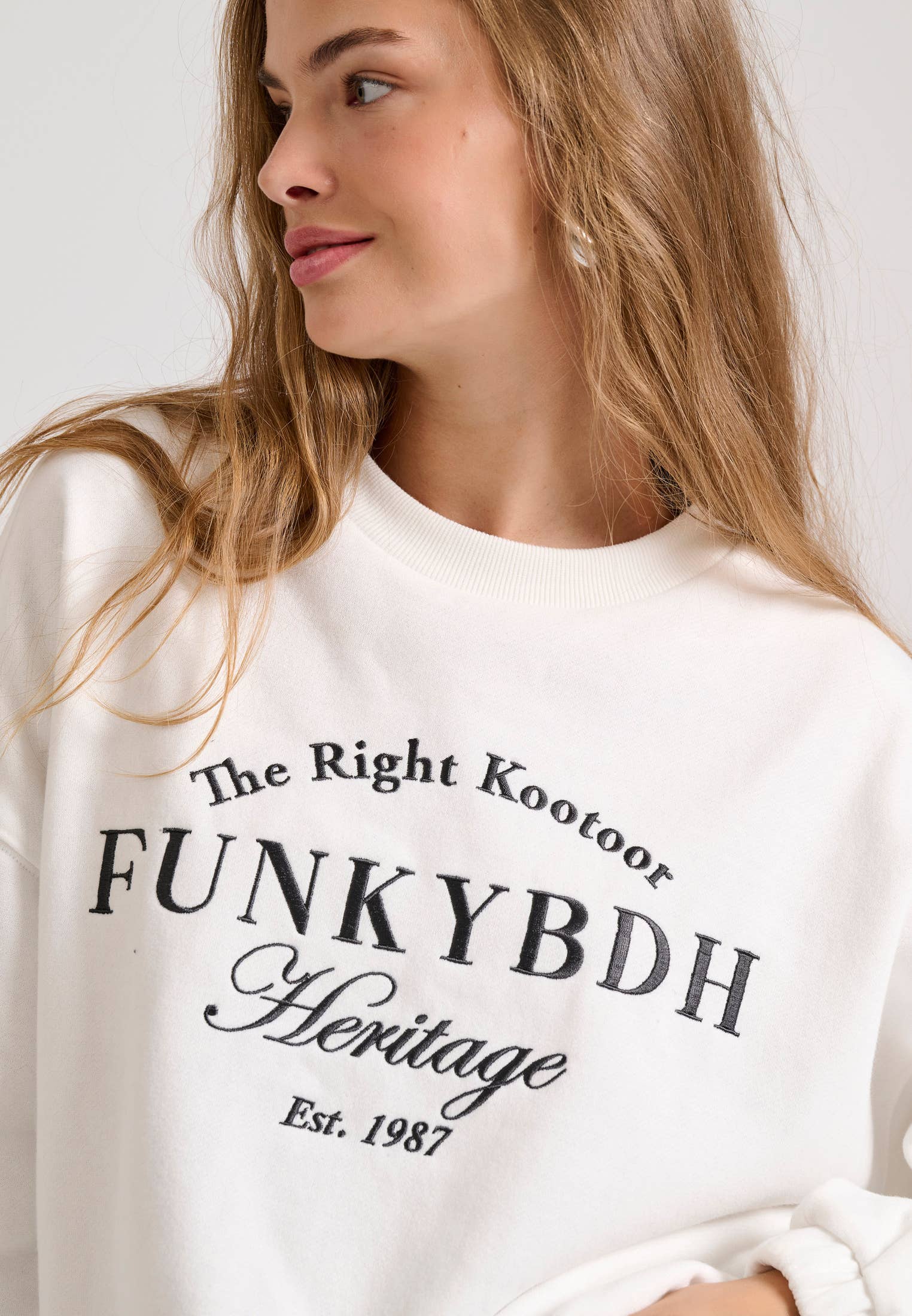 Funky Buddha - Wholesale Sweatshirt - Women's - Ladies Crew Neck Sweater22