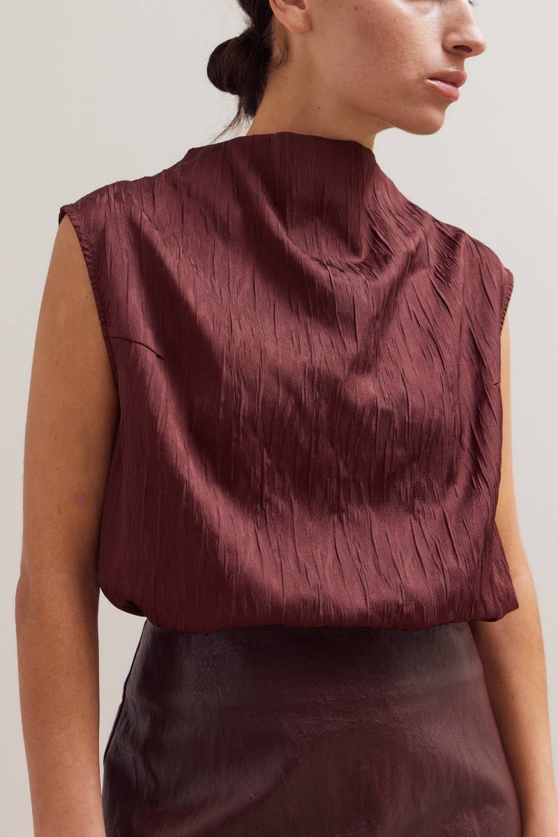 Grade & Gather - Vendita all'ingrosso Camicetta - Donna - 42090 - CANOTTA A COLLO ALTO RANDOM SEER10