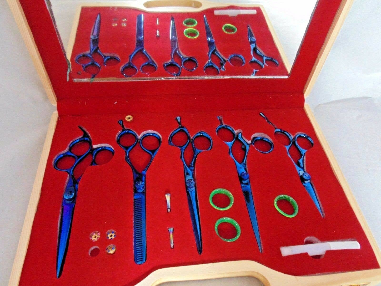MAYA Cosmetics - Wholesale Hair Scissors - Hair Styling Set (5 Shears and Accessories)3
