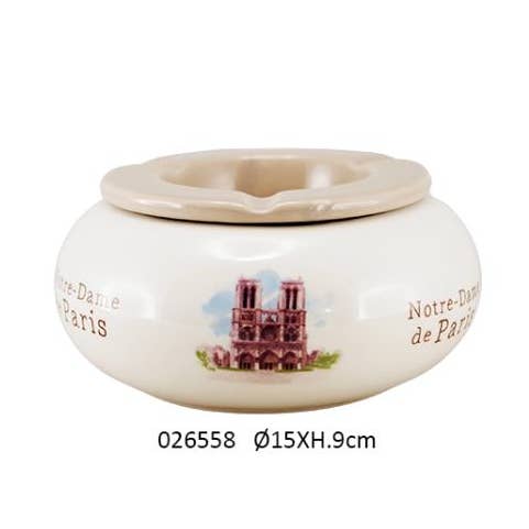 Moroccan Ashtray 'Notre Dame' Ø15 X H.9 cm for wholesale by Faye