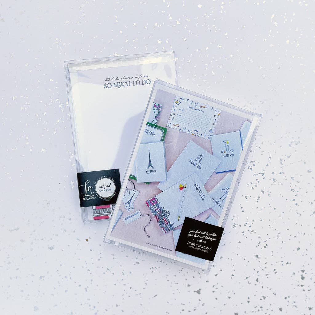 LO in LONDON® – wholesale Anteckningsblock – ”PARIS GATOR” ENDA ANTECKNINGSBLOCK3