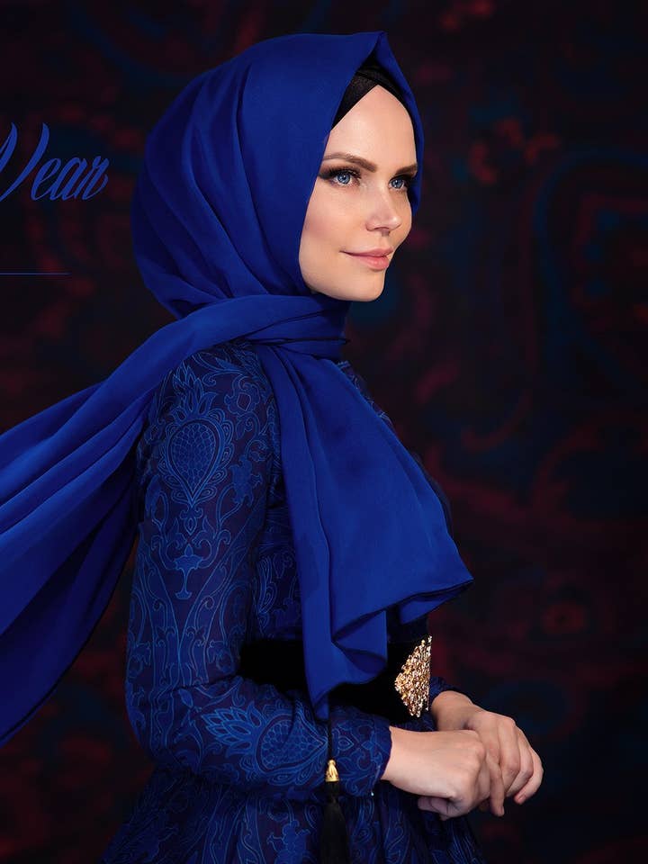 Hijab Muslima Violet Bleu pour la vente par Muslima Wear