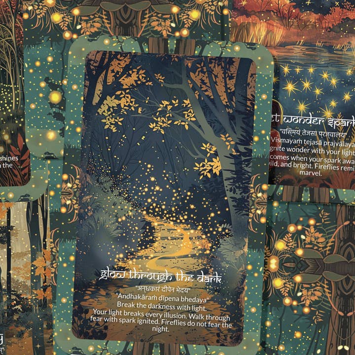 Ibiza Tarot USA - Wholesale Tarot Cards - Firefly Mantra Inner Spark Oracle Deck - 22 Cards2