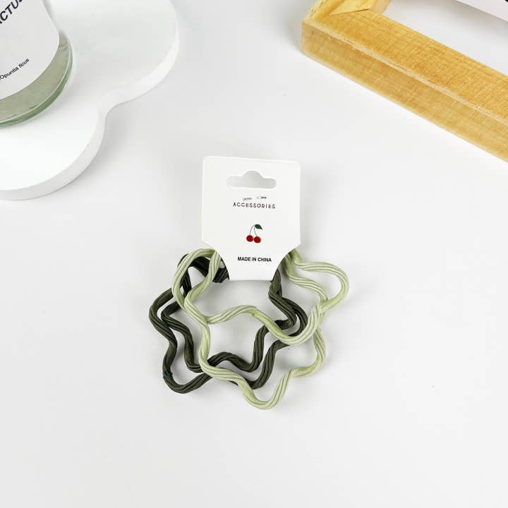 mildstyles - Wholesale Hair Tie - 4 pack of candy-colored high elastic wavy hair ties1