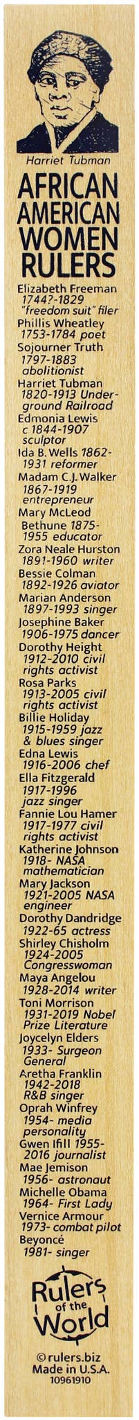 Channel Craft - Wholesale Ruler - Ruler Set - African Americans5