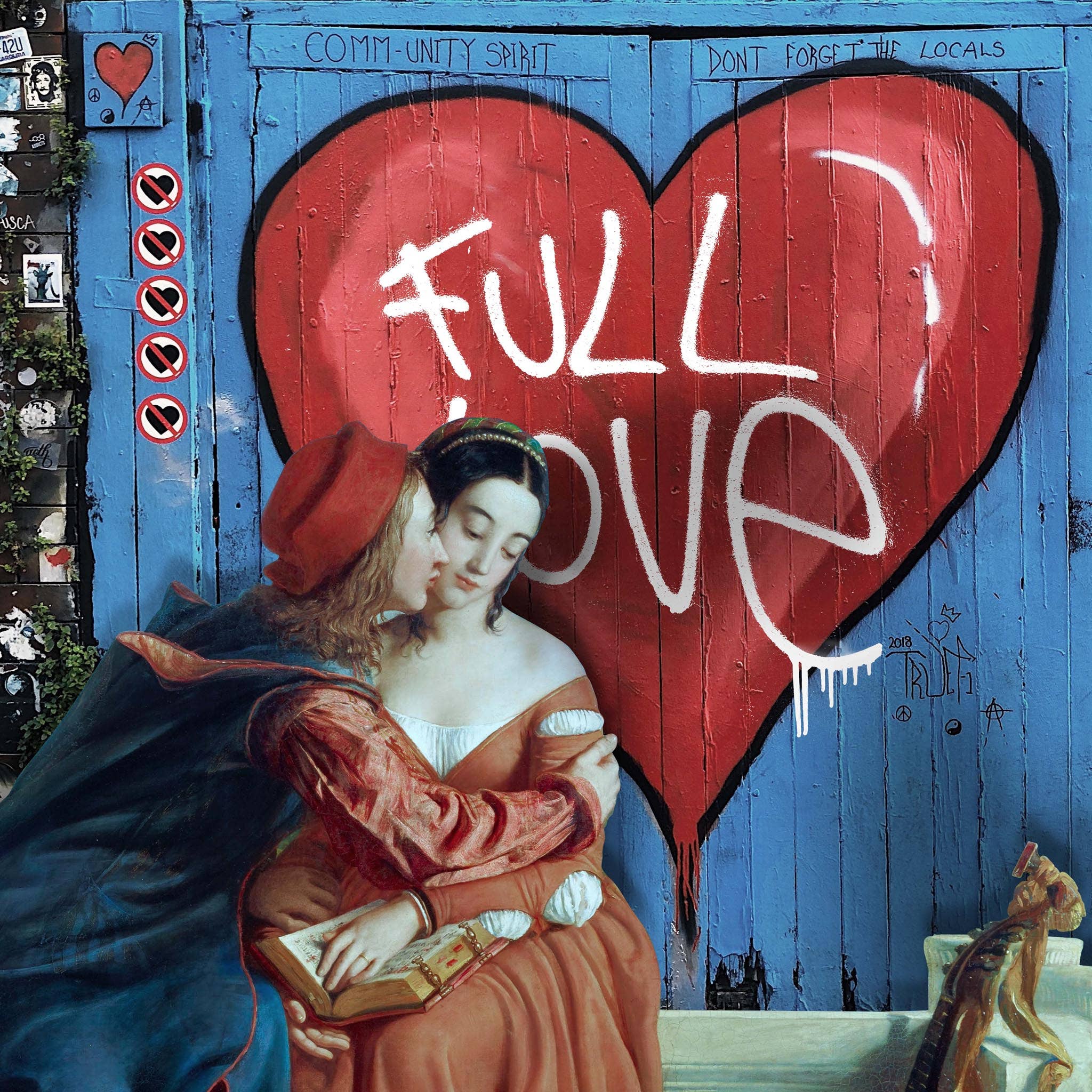 Dikhotomy – Großhandel Collagen – Leinwanddruck voller Liebe3