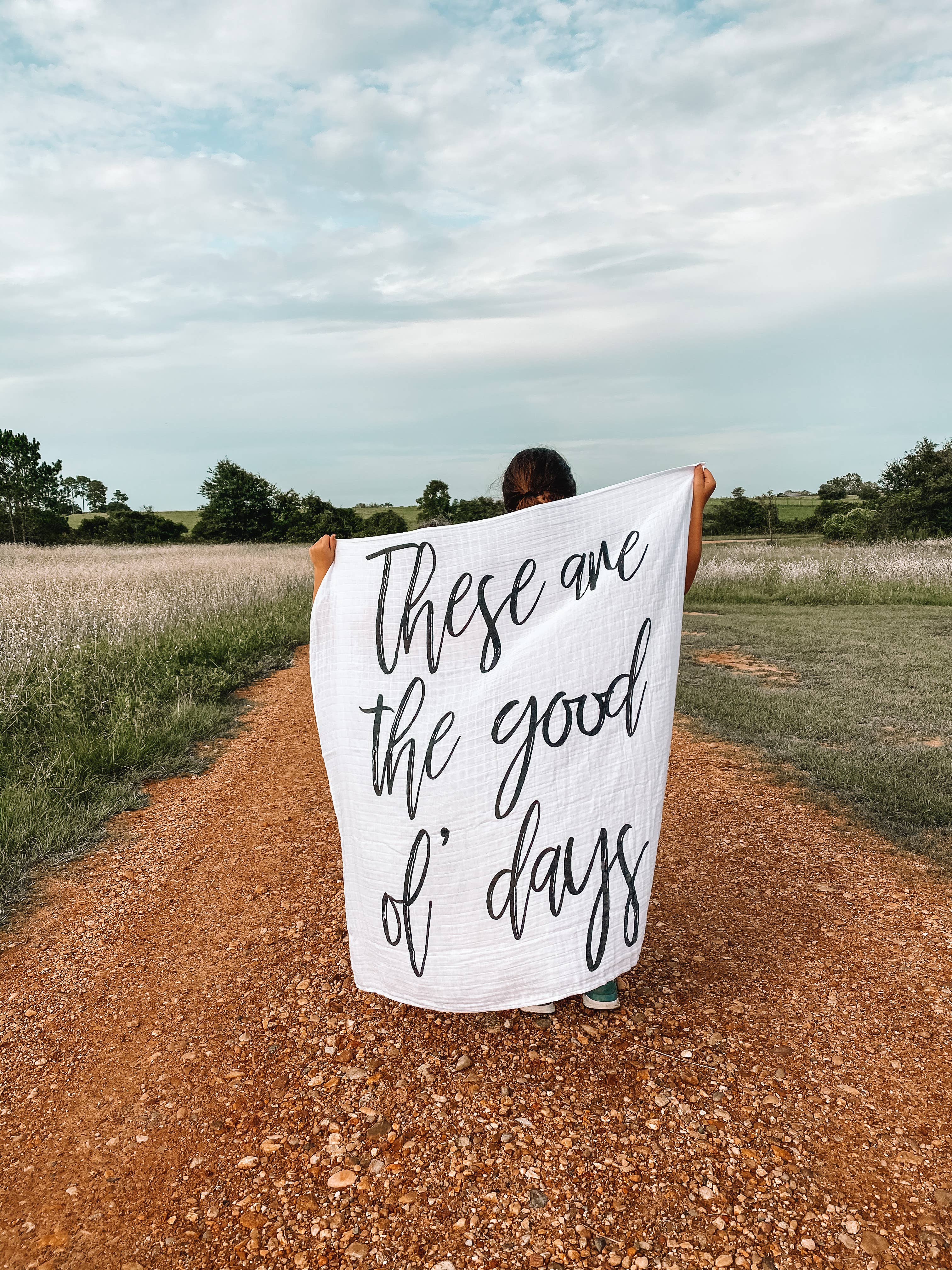 Modern Burlap – wholesale Swaddle – Baby – Organic Cotton Muslin Swaddle -  These are the good ol' days0