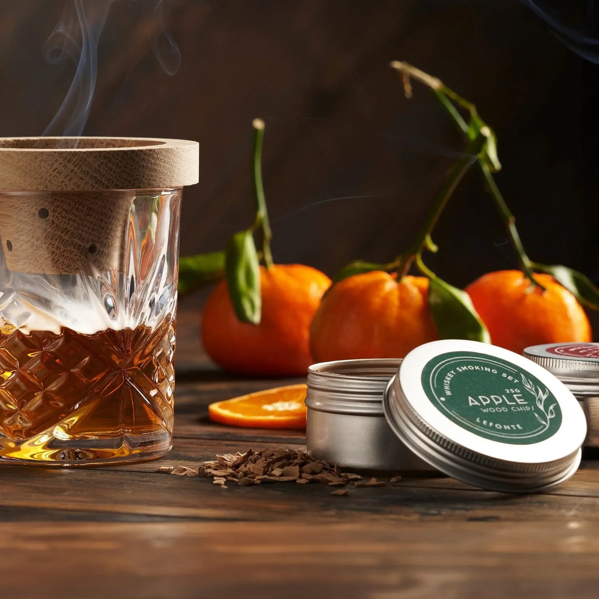 Godinger – wholesale Cocktail/liquor glass – Nine Piece Dublin Smoker Set - Gift Guide - Men's Gifts4