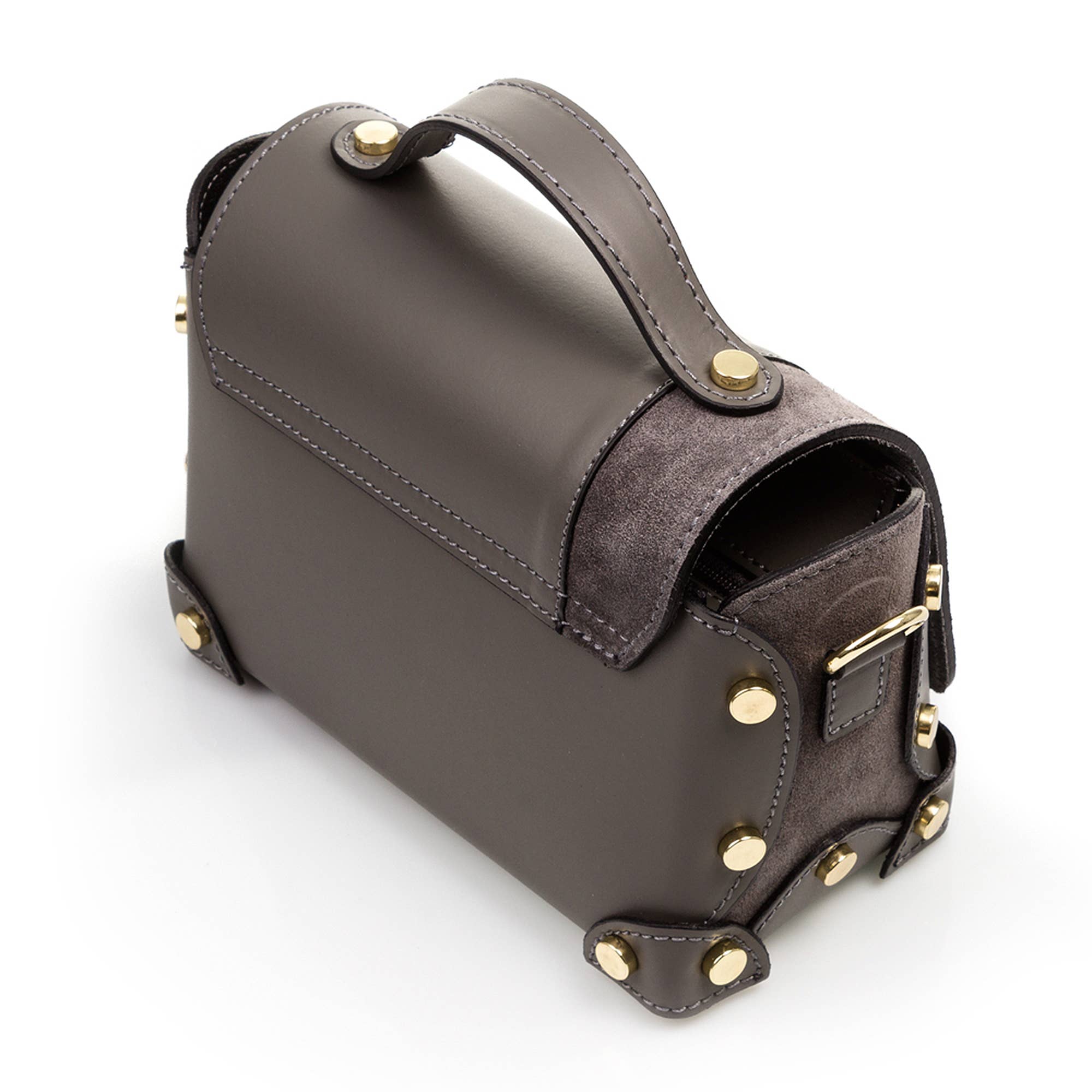 FIRENZE ARTEGIANI – Mala com alça superior – Mulher por atacado – Bolsa feminina Agerola. Couro genuíno Ruga Suede10