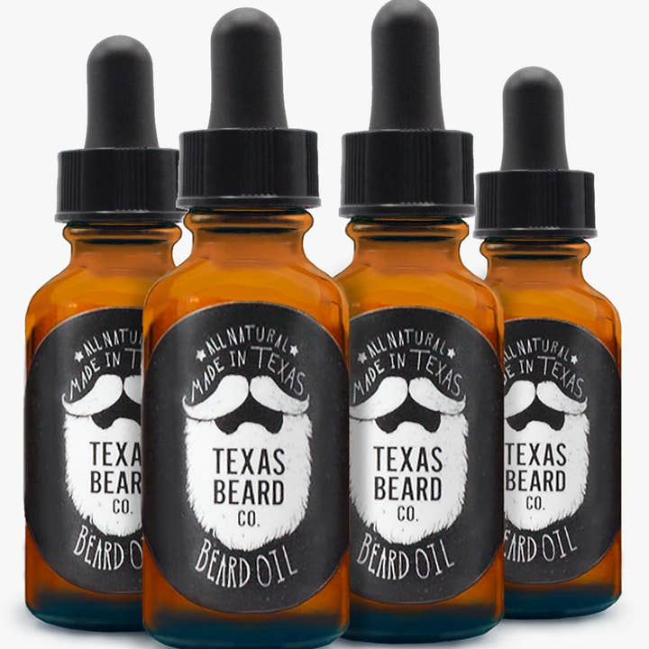 Texas Beard Company – wholesale Skäggstylingprodukt – Skäggolja 4-pack