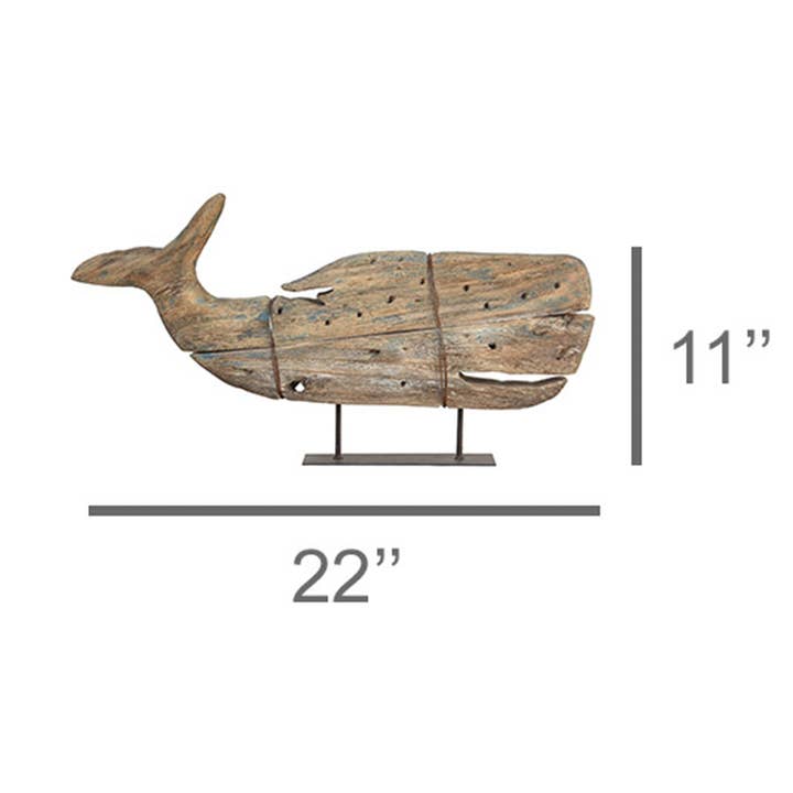 Kelso Sperm Whale, Wood for wholesale by HomArt