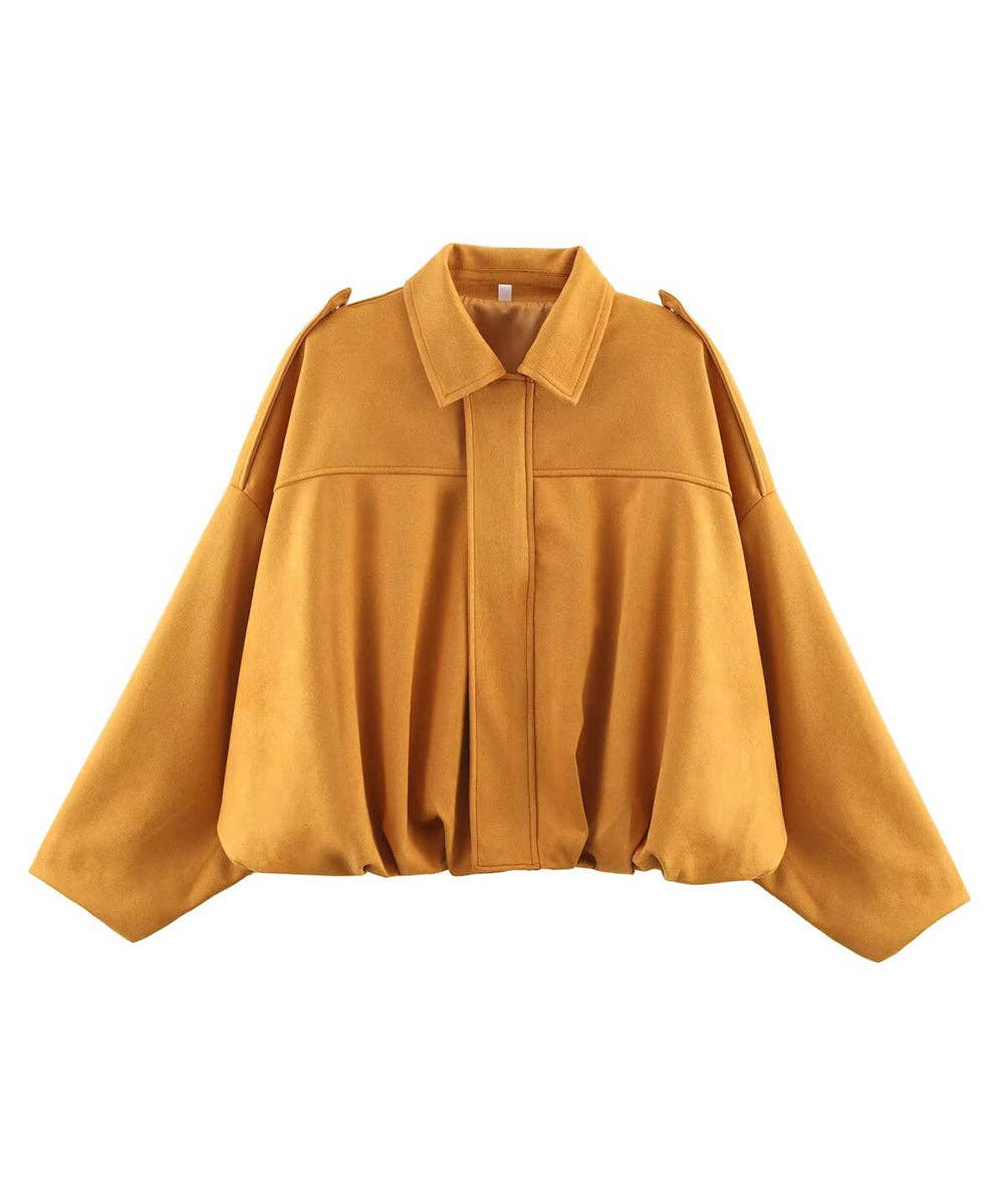 Aria Romance - Wholesale Jacket - Women's - Suede Texture Lapel Jacket17