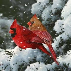 K1094-1P | Vinterharmoni konsttryck för wholesale av Roslyn Décor