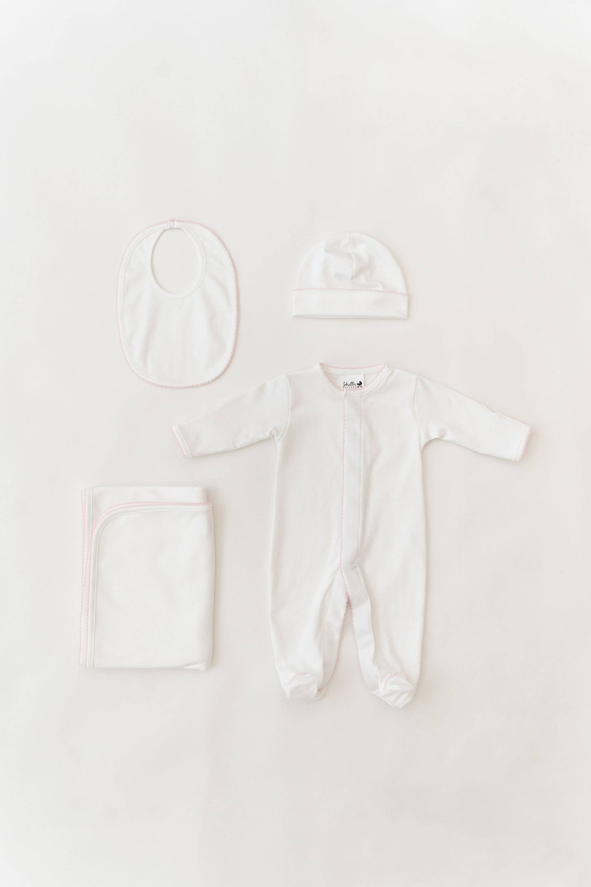 Stroller Society – Engroshandel Tøjsæt - Baby – Sæt til nyfødte i pima-bomuld - tøj til nyfødte til broderi3
