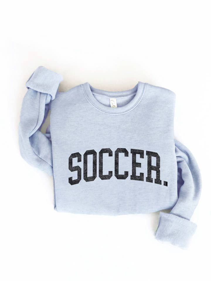 SOCCER Graphic Sweatshirt for wholesale by OAT COLLECTIVE