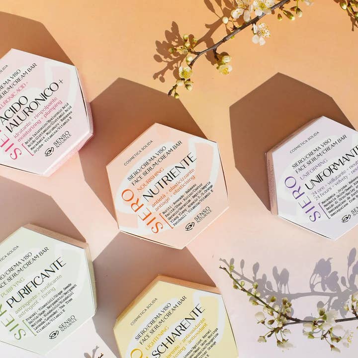 SENSO NATURALE - Wholesale Facial Serum/Concentrate - 24 Hours Uniforming Solid Face Serum - for Normal Skin6