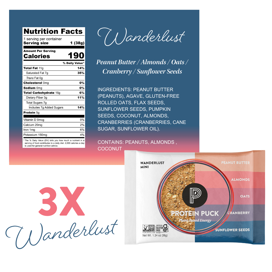 Protein Puck - Vente Barres de céréales - Barres protéinées à base de plantes - Mini assortiment2