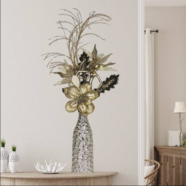 Dancer Delight - Zwart, Zilver & Goud Arrangement - 42" voor wholesale door Amazyng Decor