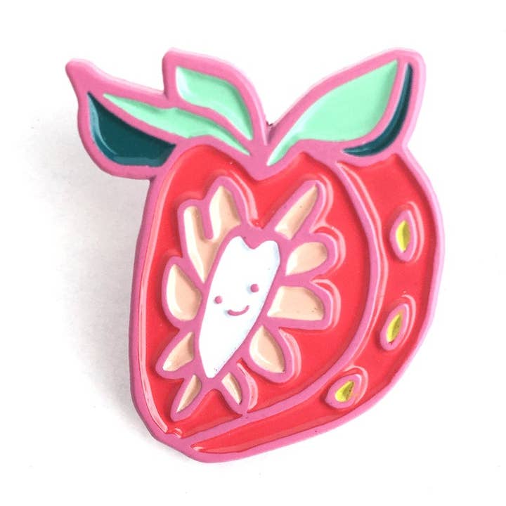 Kawaii Strawberry Soft Emaille/Anstecknadel für den Großhandel von ILOOTPAPERIE