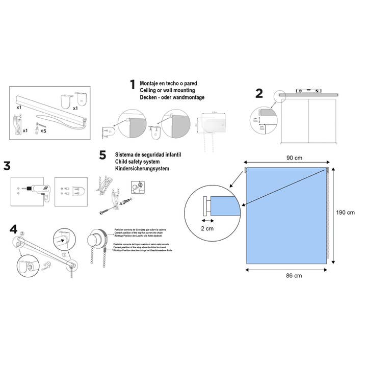 Flax Theon Translucent Roller Blind for wholesale on Faire3