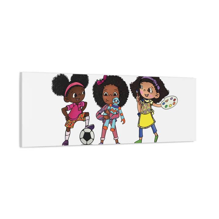 Ikuzi Dolls - Wholesale Art Print - Kids & Baby - Kids' Canvas Wall Art - Playful Characters for Creative Spaces114