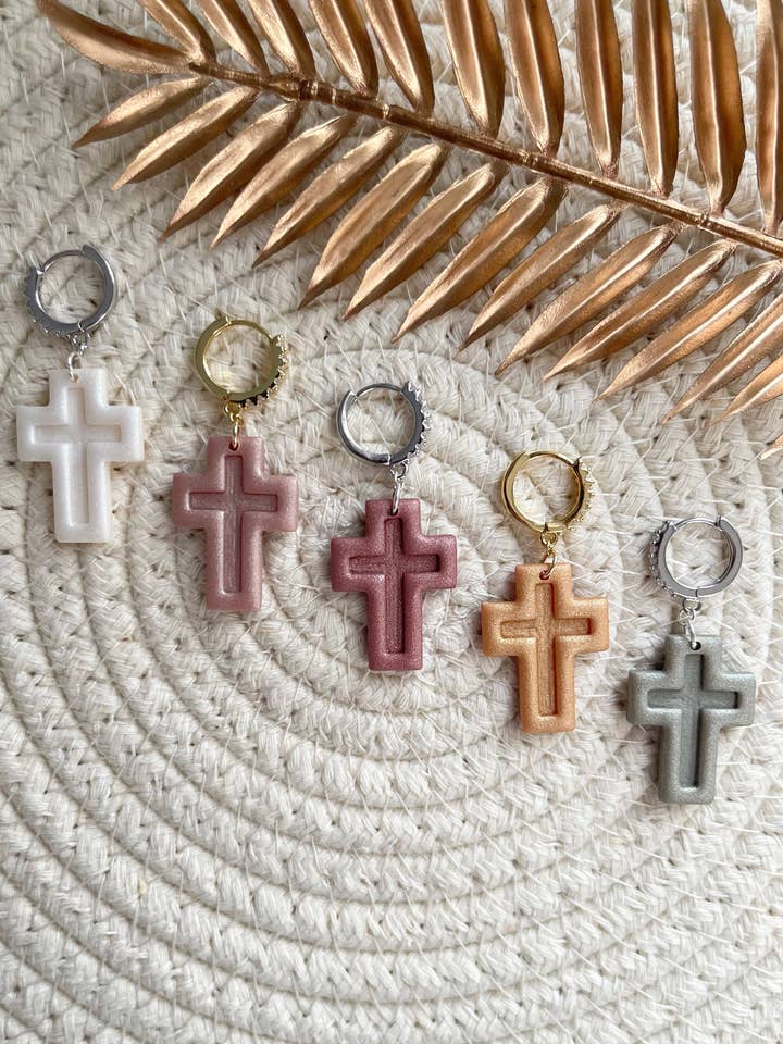 Embossed Cross for wholesale by Eden + Clay by Ana Denae