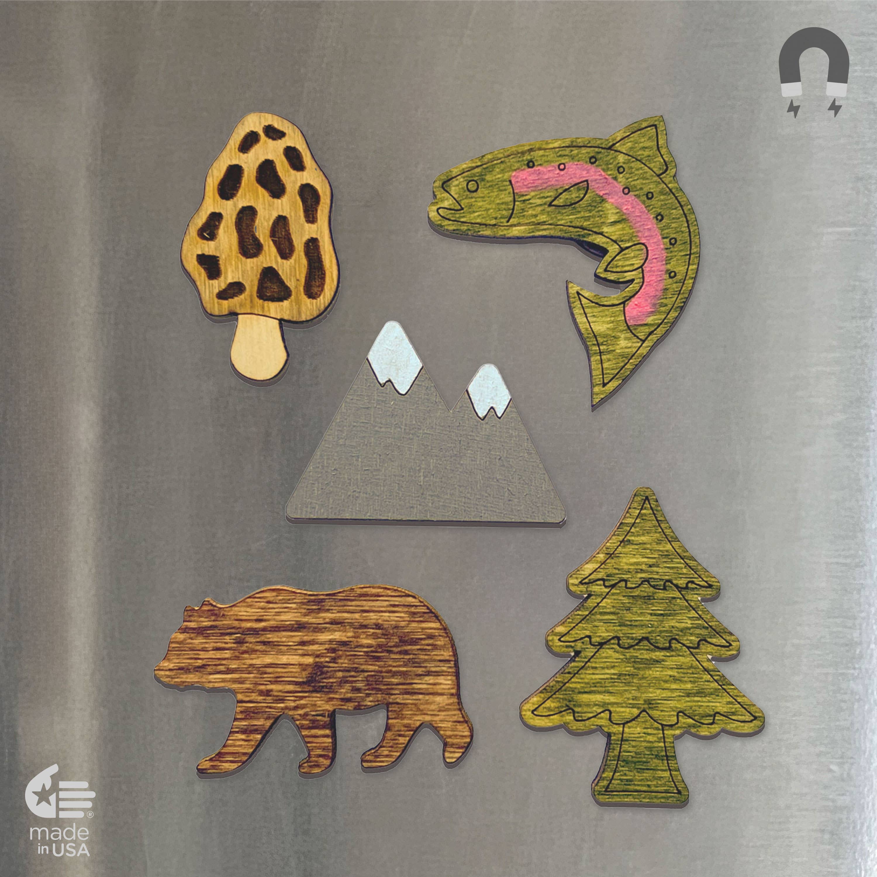 Bloom & Wander – wholesale Magnet – Magneter McCloud - Mountain Town - Utomhus - Anpassningsbar1